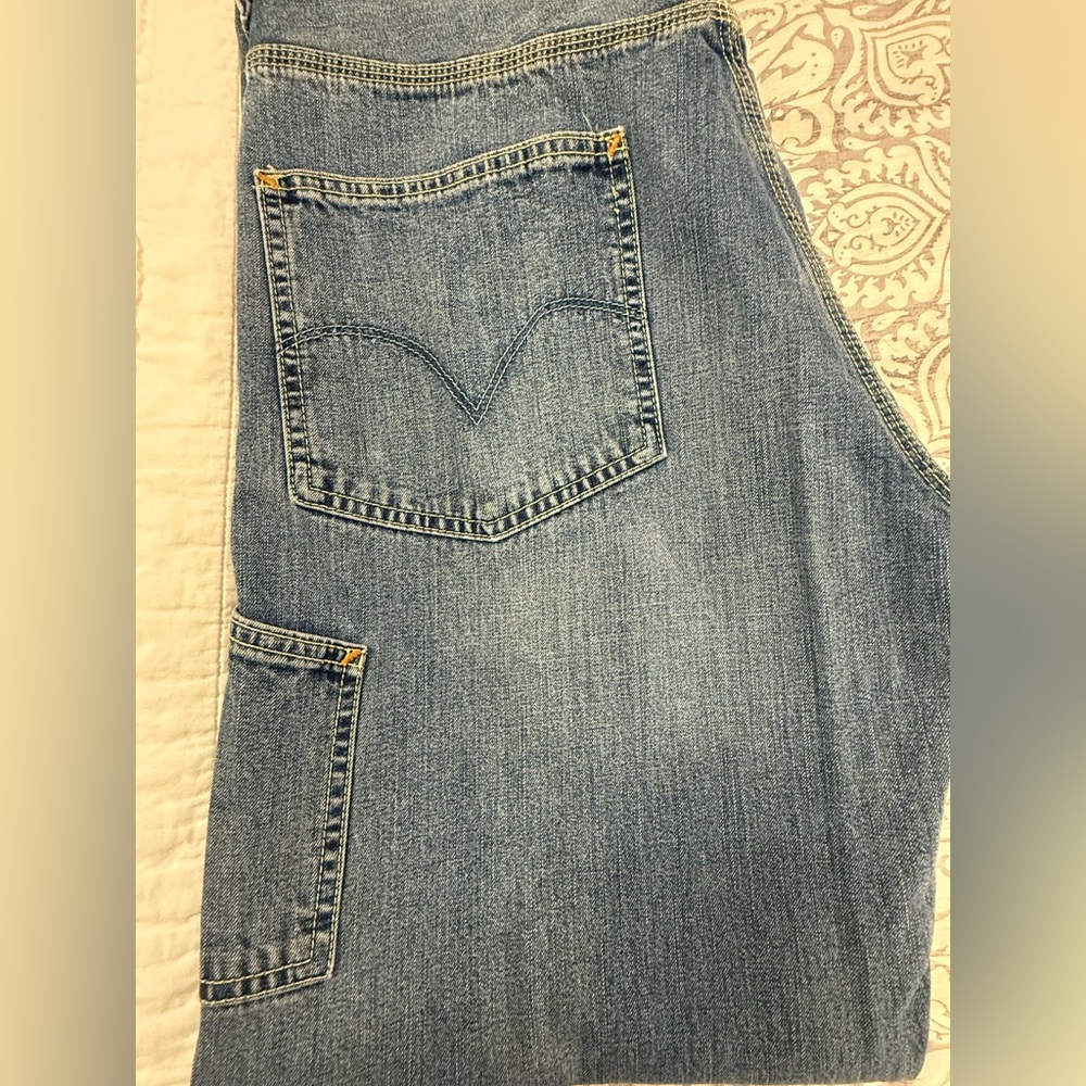 Levi’s Men’s Carpenter Jeans Oversized Slouchy Fit Women Love W33 L32 Workwear